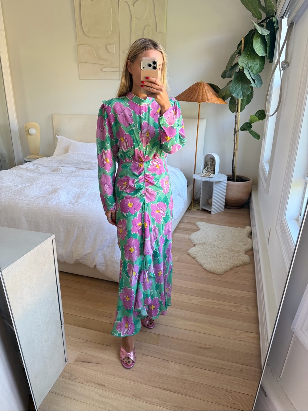 RIXO Silk Dress  Size Small